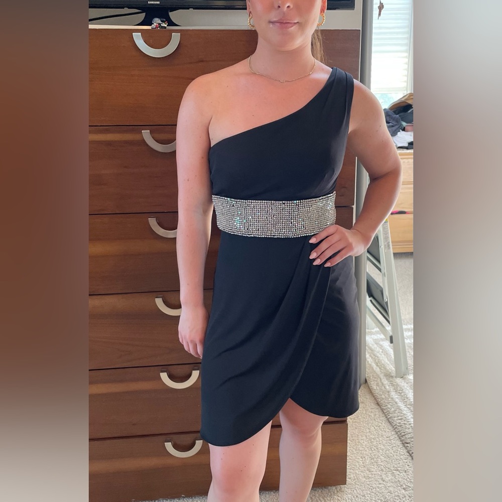 Kimikal Black One shoulder dress